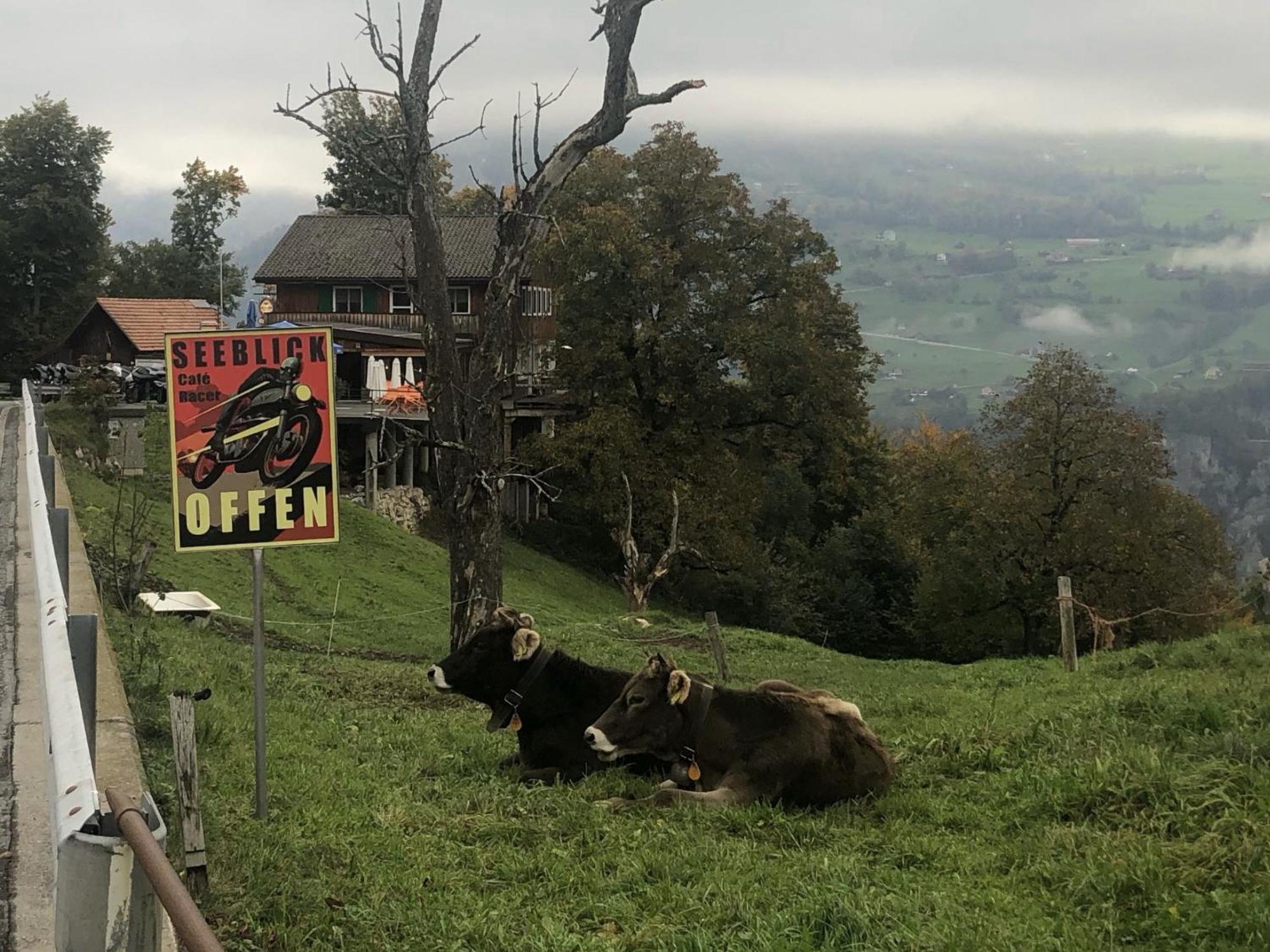 Hotel Cafe Seeblick Filzbach Exterior foto